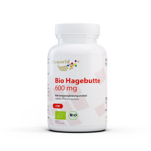 Hagebutte 600 mg Bio Kapseln 120 St 120 St